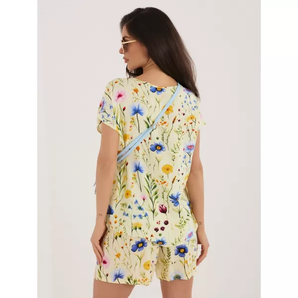  Dámske kraťasy SUBLEVEL D73771M62489KD BRIGHT YELLOW 