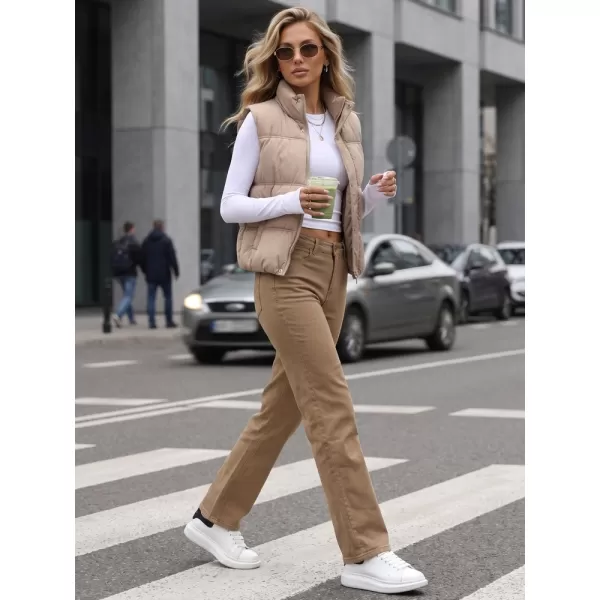  Dámske nohavice DSTREET UY3095 KARAMELOVÁ 