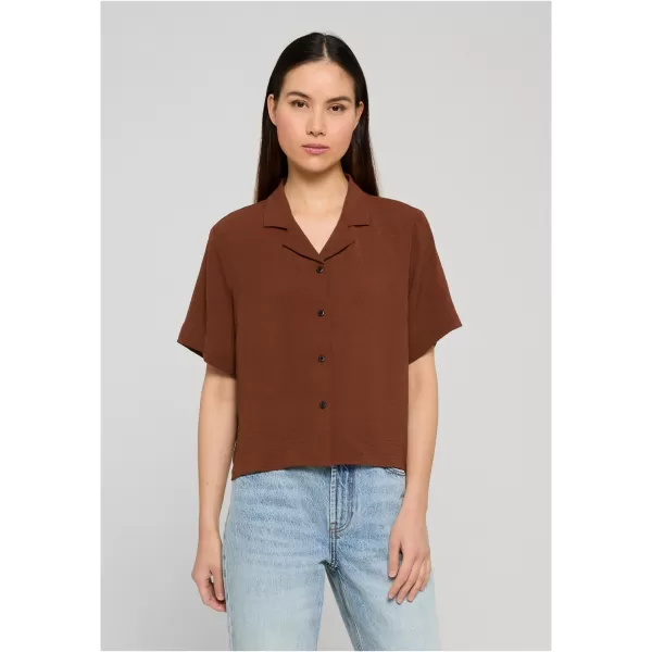  Dámska košeľa URBAN CLASSICS TB8283-21859 CINNAMON BROWN 