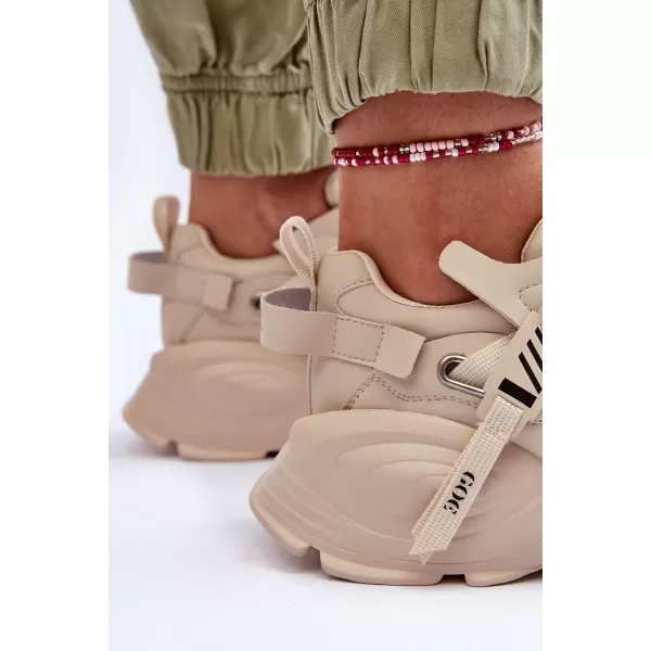  Dámske športové topánky GOE MM2N4015 BEIGE 