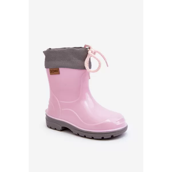  Detské čižmy BOTO 951 PINK RUŽOVÁ/SIVÁ 