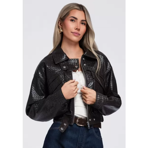  Dámska bunda OMBRE OW-JAFL-0148 BROWN 