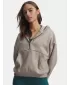 Dámska mikina UNDER ARMOUR ICON FLEECE HZ HOODIE 6012843-203 HNEDÁ
