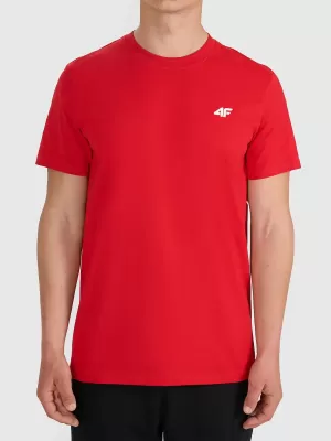 Pánske tričko 4F WMM00TTSHM3341 RED