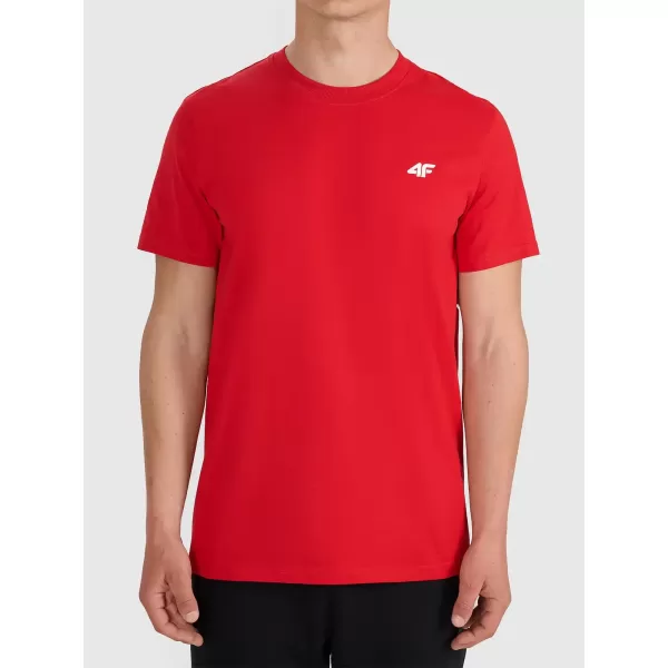  Pánske tričko 4F WMM00TTSHM3341 RED 