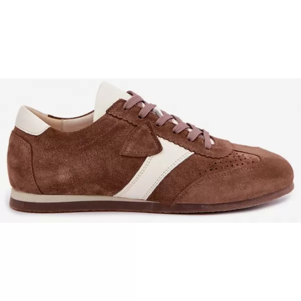  Dámske tenisky ZAZOO N1412/772/1098 MOCHA 