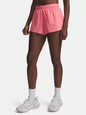 Dámske kraťasy UNDER ARMOUR VANISH WOVEN 3IN SHORTS 6009965-600 RUŽOVÁ