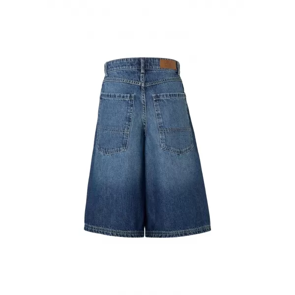  Dámske nohavice URBAN CLASSICS TB8192 MID DEEP BLUE WASHED 