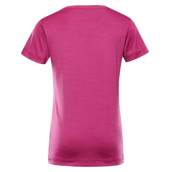  Detské tričko ALPINE PRO BASIKO FUCHSIA RED 
