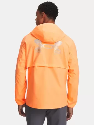 Pánska bunda UNDER ARMOUR UA VELOCITI PRO STORM JACKET 6005897-824 ORANŽOVÁ