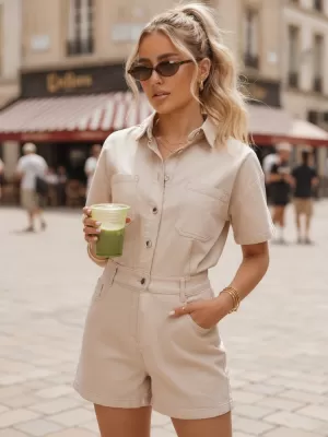 Dámske šaty DSTREET EY2689 BÉŽOVÁ