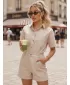 Dámske šaty DSTREET EY2689 BÉŽOVÁ