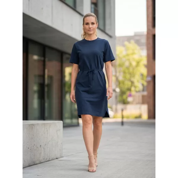  Dámske šaty MALFINI MUSE 816 NÁMORNÁ MODRÁ 