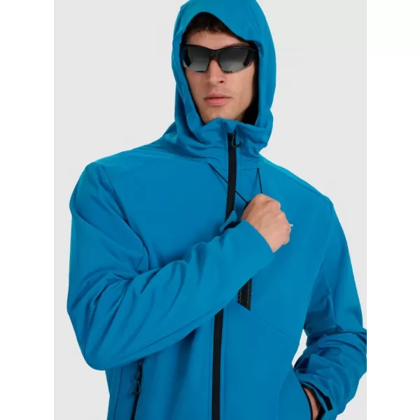  Pánska softshellová bunda 4F RAW25TSOFM506 BLUE 