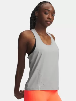 Dámske tielko UNDER ARMOUR UA VELOCITI PRO TANK 6009538-069 ŠEDÁ