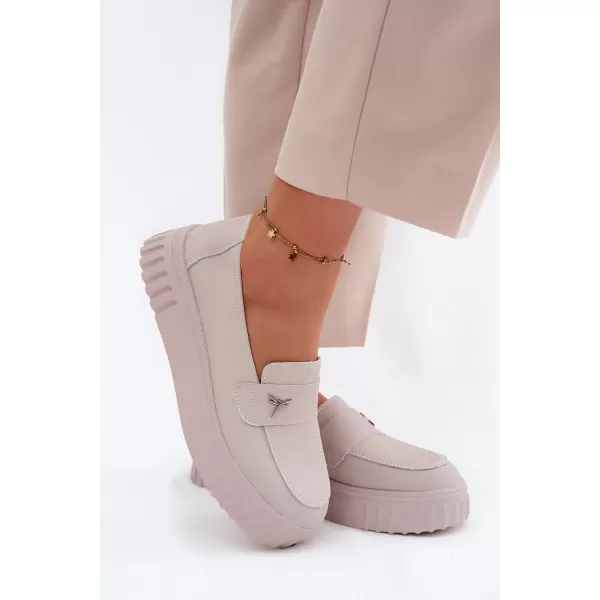  Dámske poltopánky VINCEZA 93218 BEIGE 