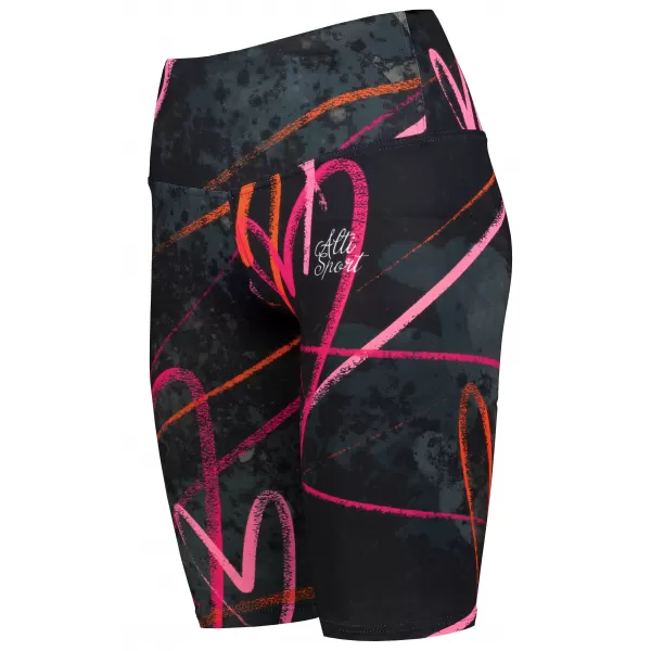  Dámske legíny nad kolená premium (nové veľkosti) ALTISPORT VOJ/ALW082LEG06 ČIERNA 