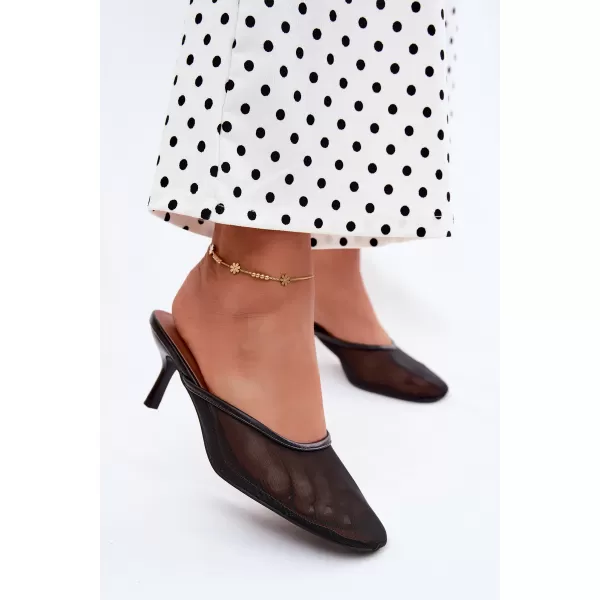 Dámske šľapky BOTO LN-81 BLACK 