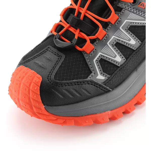  Detské outdoorové topánky ALPINE PRO GERNO BLACK 
