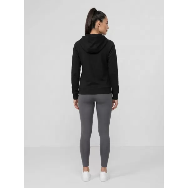  Dámska mikina 4F WMM00TSWSF2535 DEEP BLACK 