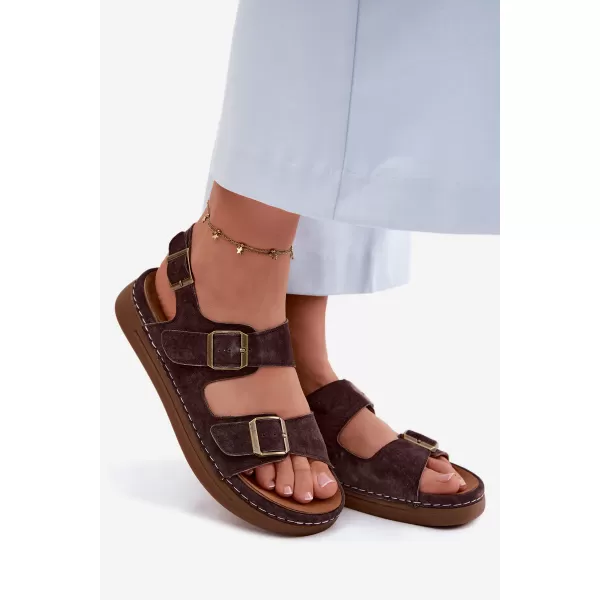  Dámske sandále VINCEZA 79620 CHOCOLATE 