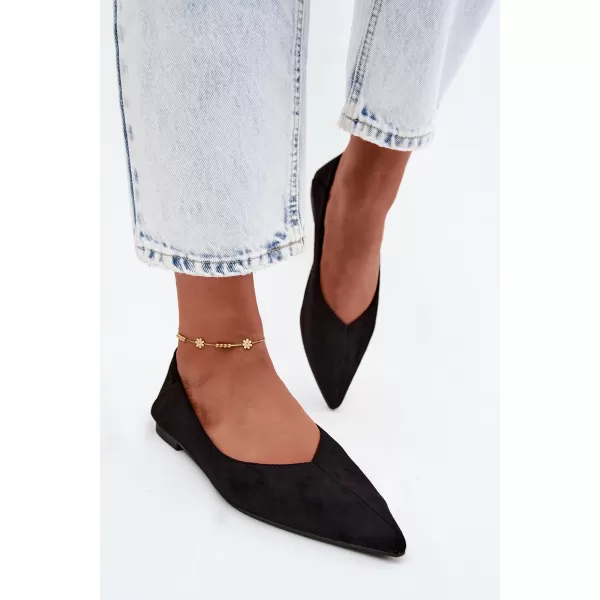  Dámske baleríny BOTO JH597 BLACK 