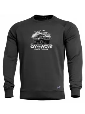Pánsky sveter PENTAGON HAWK ON THE MOVE K09019-OM BLACK