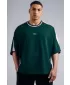 Oversized tričko NEBBIA PRIMAL 869 DARK GREEN