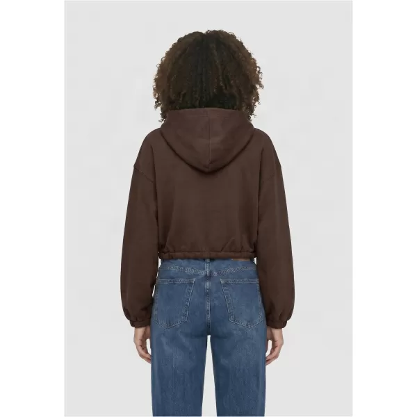  Dámska mikina URBAN CLASSICS TB8635-14274 CHOCOLATE BROWN 