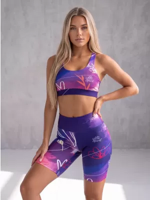 Dámske legíny nad kolená premium (nové veľkosti) ALTISPORT VOJ/ALW083LEG06 FIALOVÁ