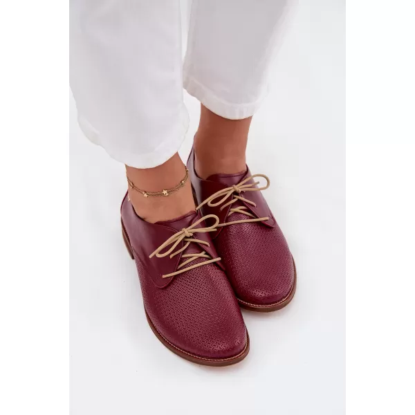  Dámske poltopánky ZAZOO 4238/CHIARETTO/M RED 