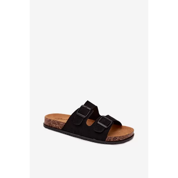  Dámske šľapky BOTO 56301-1 BLACK 