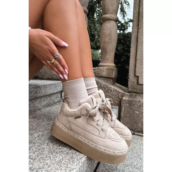  Dámske snehule BIG STAR SHOES UU274187 BEIGE 
