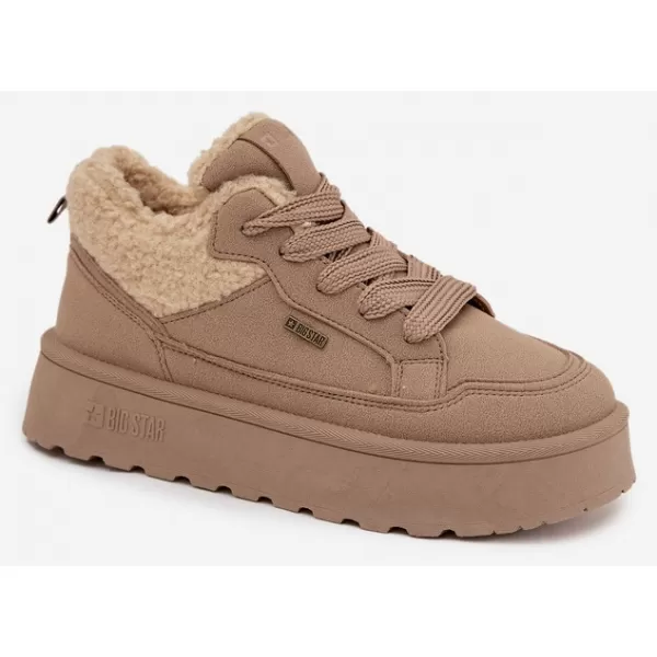  Dámske snehule BIG STAR SHOES SS274105 BEIGE 