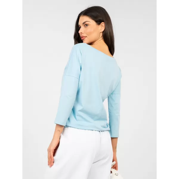  Dámske tričko BASIC FEEL GOOD RV-BZ-4691.10X LIGHT BLUE 