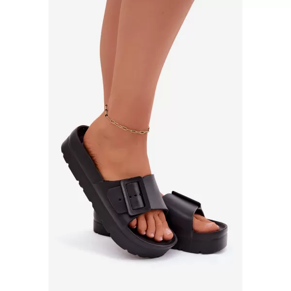  Dámske šľapky BOTO 24SD11-2600 BLACK 