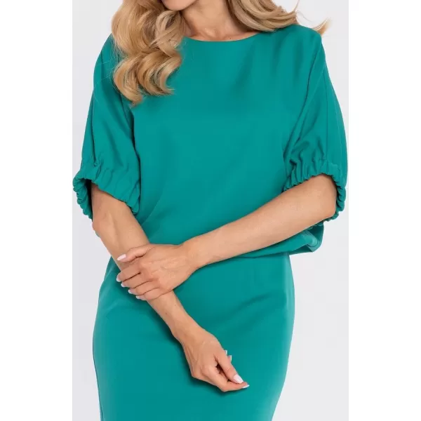  Dámske šaty MOE M904 TURQUOISE 
