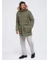 Pánska parka OMBRE OM-JALJ-0310 DARK OLIVE