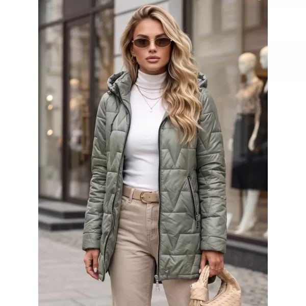  Dámska bunda DSTREET TY5794 ZELENÁ 