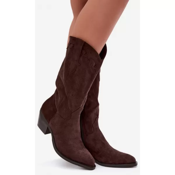  Dámske čižmy BOTO 2559A-1 BROWN 