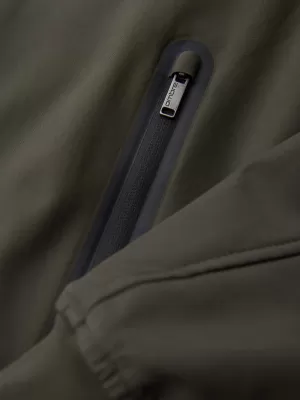 Pánska bunda s kapucňou OMBRE OM-JANP-0233 DARK OLIVE