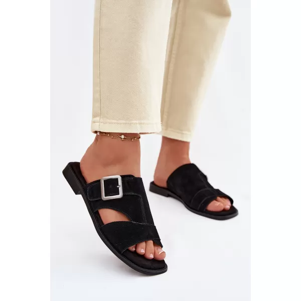  Dámske šľapky BIG STAR SHOES TT274477 BLACK 