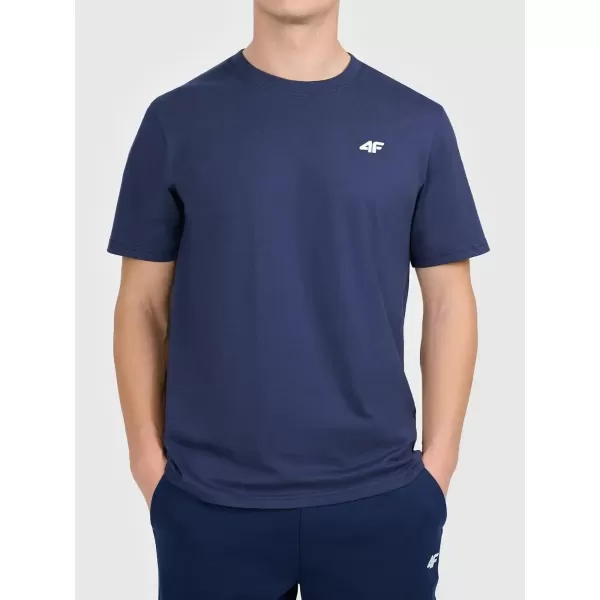  Pánske funkčné tričko 4F WAW25TFTSM1526 DENIM 