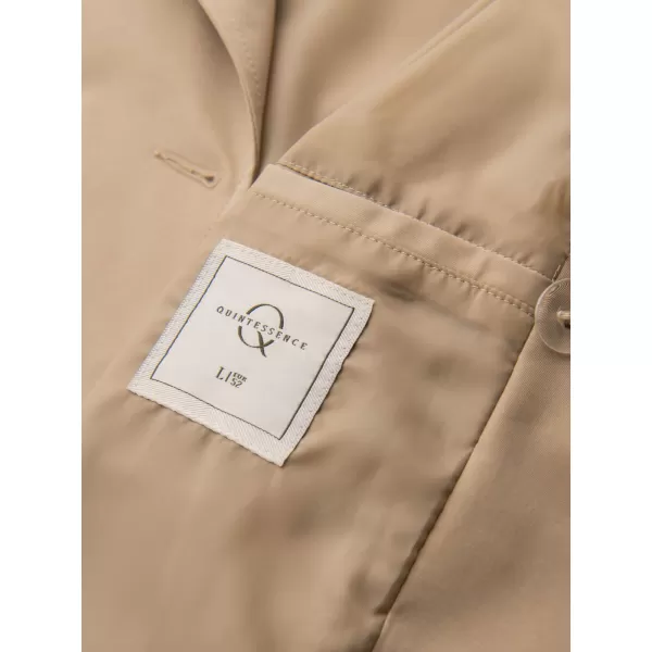  Pánsky kabát OMBRE OM-COLC-0146 BEIGE 
