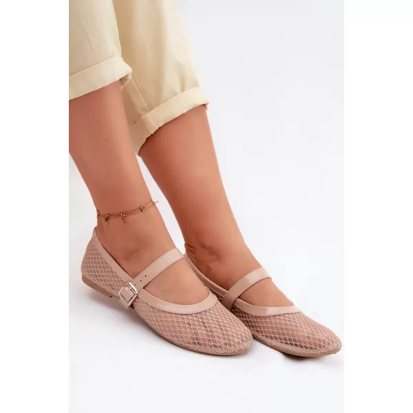  Dámske baleríny BOTO 26BL02-9968 BEIGE 