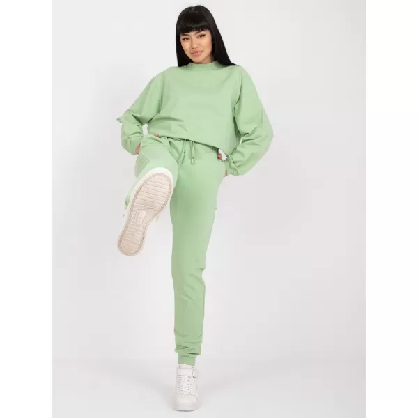  Dámske tepláky BASIC FEEL GOOD AP-DR-A-003 PISTACHIO 