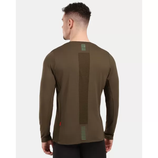  Pánske funkčné tričko KILPI SPOLETO-M 1M0309KI KHAKI 