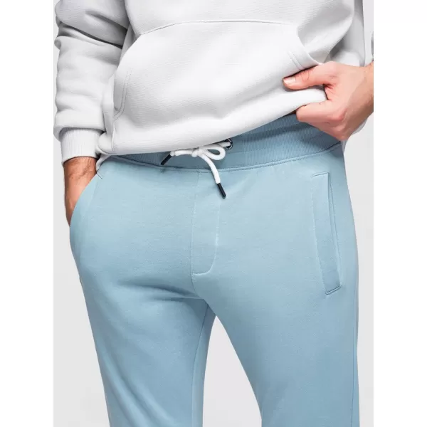  Pánske tepláky OMBRE OM-PABS-0304 LIGHT BLUE 