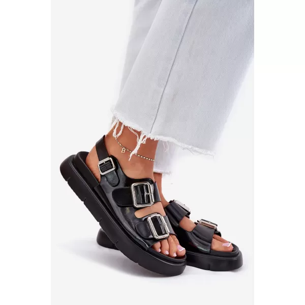  Dámske sandále BIG STAR SHOES RR274662 BLACK 