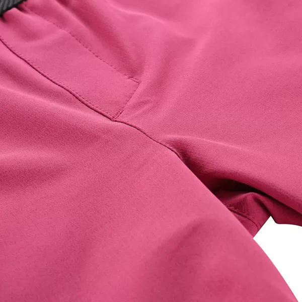  Detské kraťasy ALPINE PRO ZAMBO 3 FUCHSIA RED 